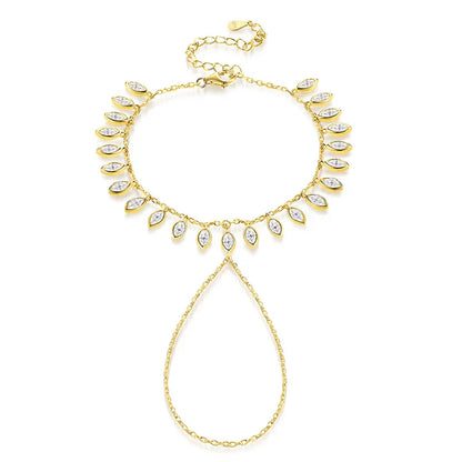2.5*5mm Marquise Cut Bubbles Moissanite Bracelets for Women Valentine's Day Gifts Female Chain 100% 925 Sterling Silver
