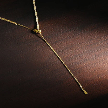 2mm Moissanite Tennis Necklaces for Women Solid s925 Silver Adjustable Choker Chain Wedding Diamond Rhinestone Necklace
