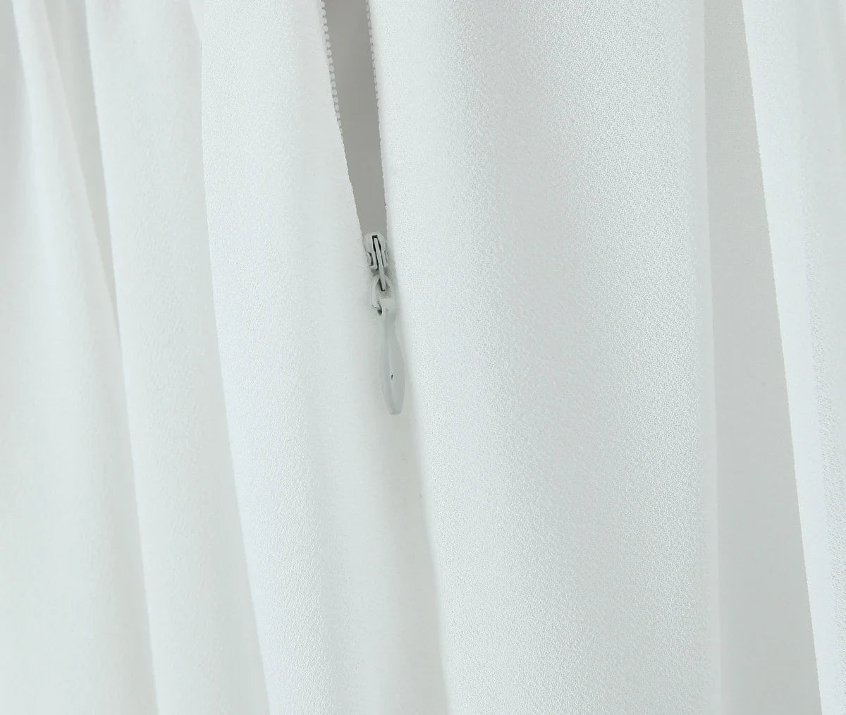 2025 BOHO Women White Big Backless Sling Dress O Neck Back Zipper Loose Swing Mini Short Dresses Holiday Robe