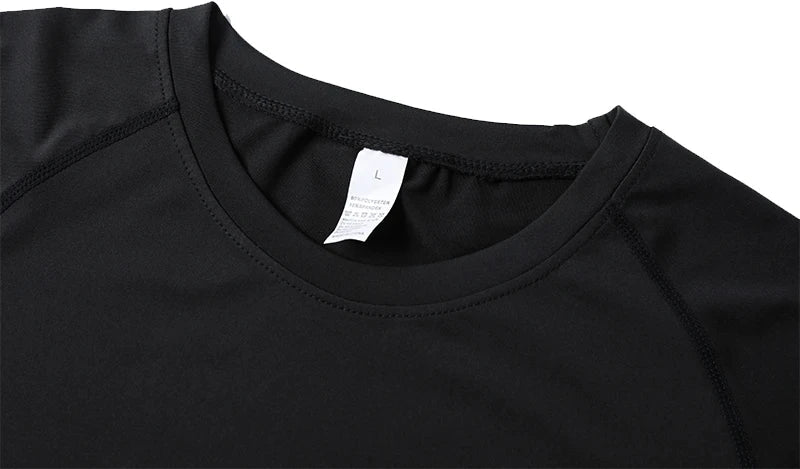 Anime Print Compression Shirt Mens Running T-Shirt Quick-Drying Fitness Sportswear Gym Sports Short Sleeve Breathable Tops