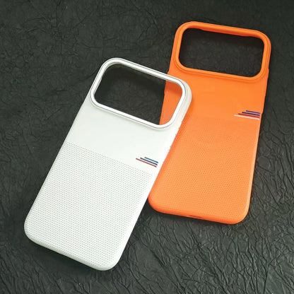 New arrival Magnetic Circle Dot Sandstone Phone Case For iPhone 17 Pro Max Air Wireless Charging Shockproof Protecti Cover