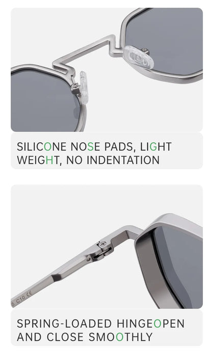 Vintage Steampunk Sunglasses Women 2025 Luxury Retro Punk Sunglass Men Fashion Glasses Gafas De Sol Hombre Lunette Soleil Femme