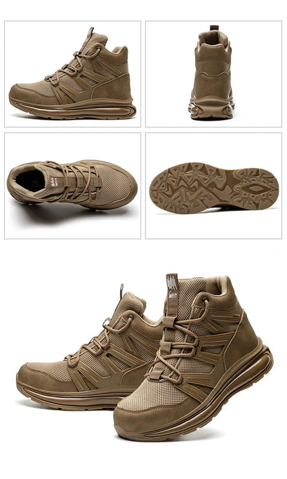 37-50 Fashion 2024 New Safety Shoes Men Anti-smash Work Shoes Anti Slip Indestructible Shoes Protective Sneakers Men Boots