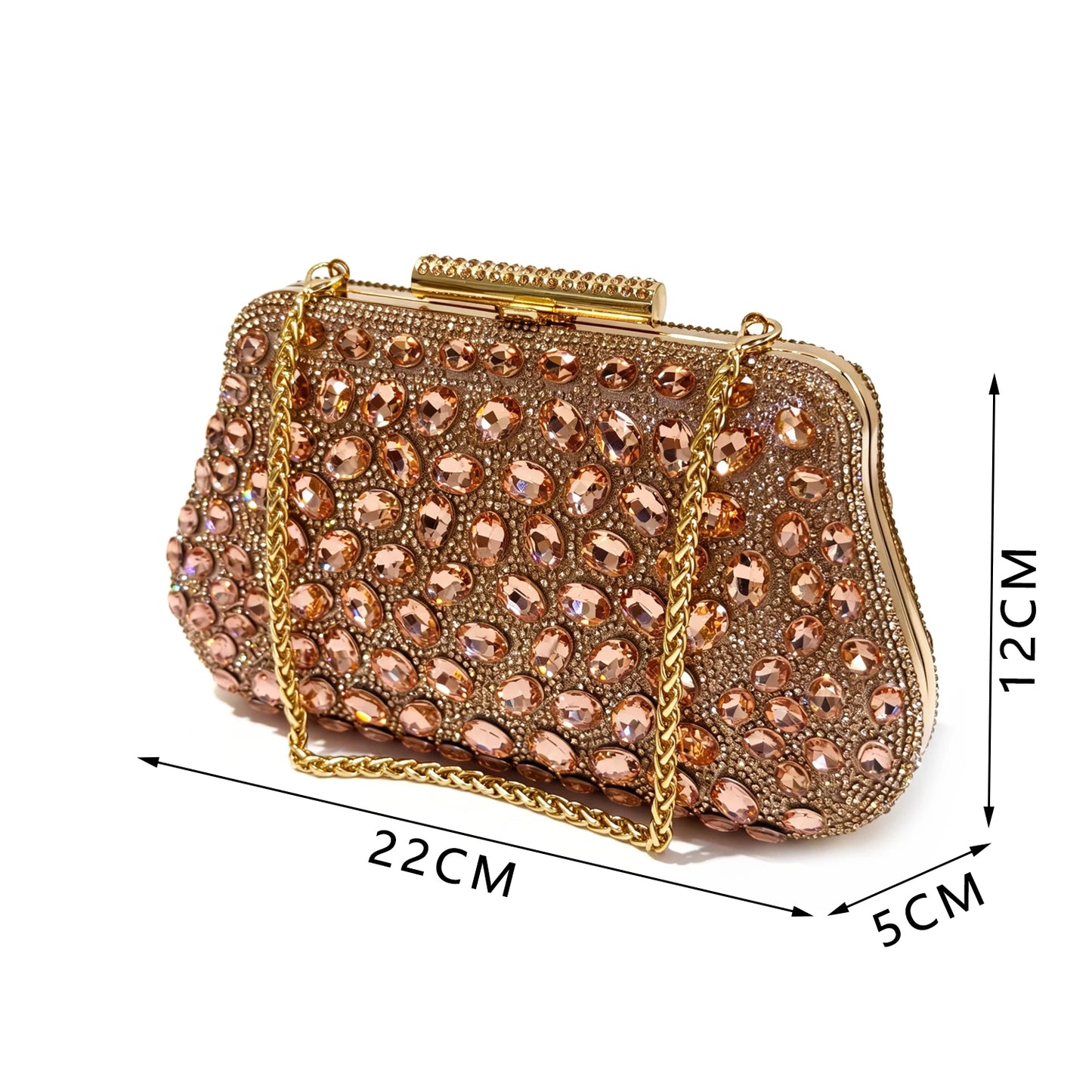 Elegant 2026 Champagne Peep Toe Heels with Diamond Accents - Luxurious Italian Design Pumps & Matching Bag Set for Parties