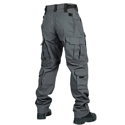 Men Military Tactics Pants Quick Dry Tactical Cargo Pants Wear-Resistant Multi-Pocket Men's Trousers Loose Combat Work Pant Male