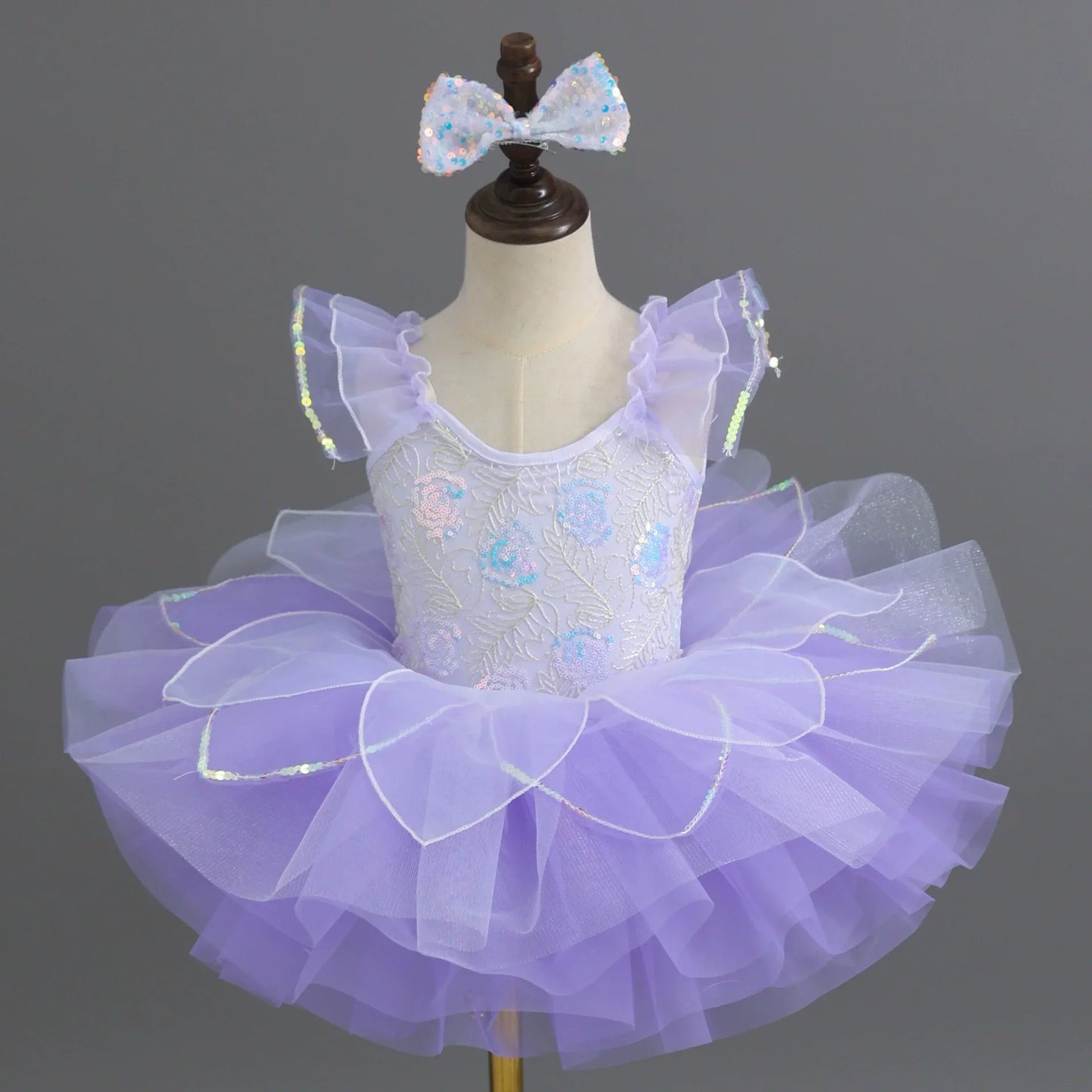 Children's Day Dance Dress Girl Ballet Princess Summer Dresses Girls Ballet Sequins Outfit Kids Clothes Vestidos Birthday Gift