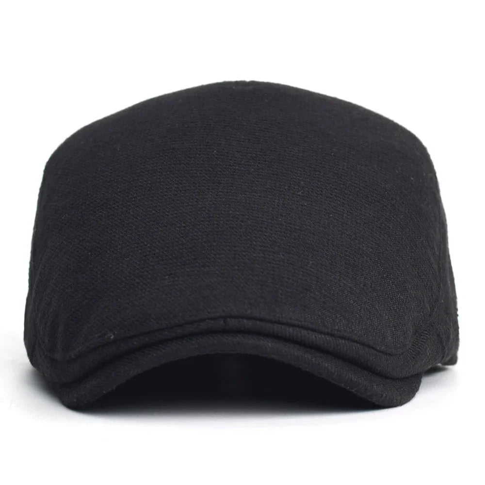Autumn Winter Thick Warm Newsboy Caps Men Women Soft Beret Hat Casual Fashion Detective Hats Retro Driver Flat Caps