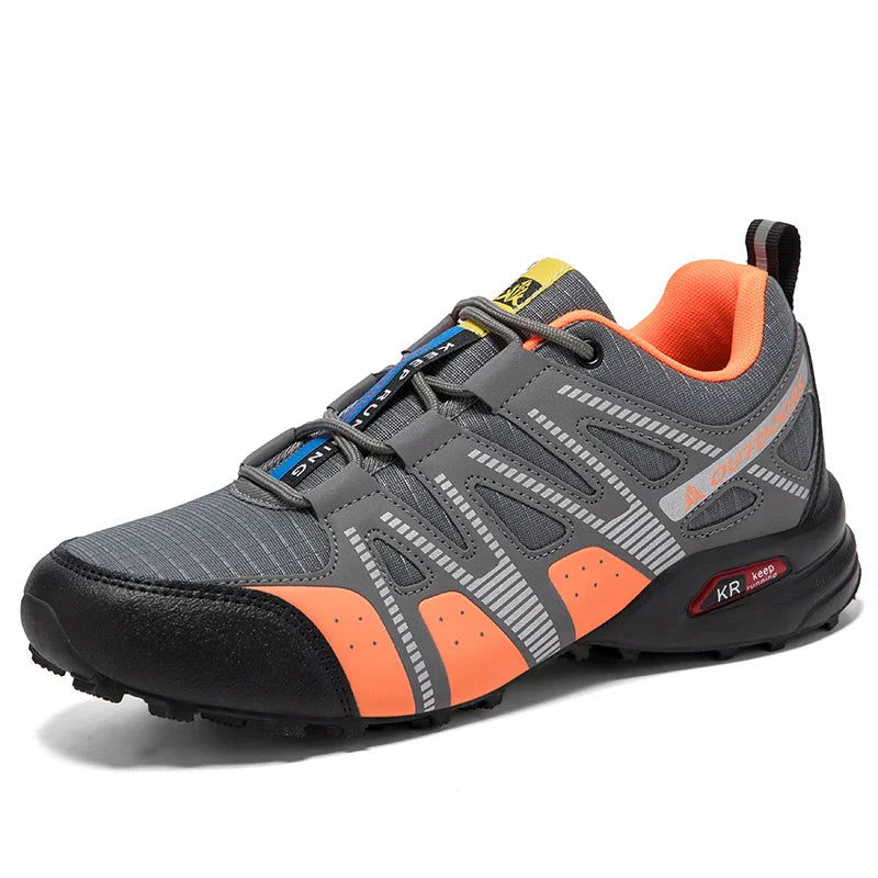 Men Women Hiking Shoes Waterproof Outdoor Trainers Lace-up Climbing Trekking Sneakers Mountain Walking Hunting Tactical Sneakers