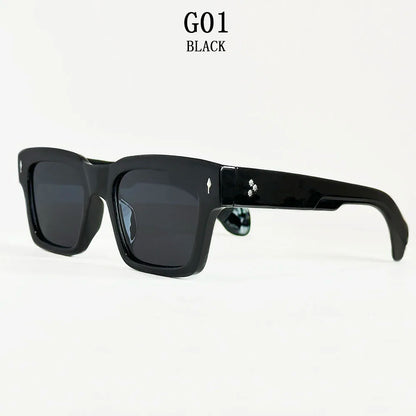 Vintage Square Sunglass Men Vacation Fashion Glasses Retro Sunglasses Women Trendy Fashion Glasses Gafas De Sol Hombre Zonnebril