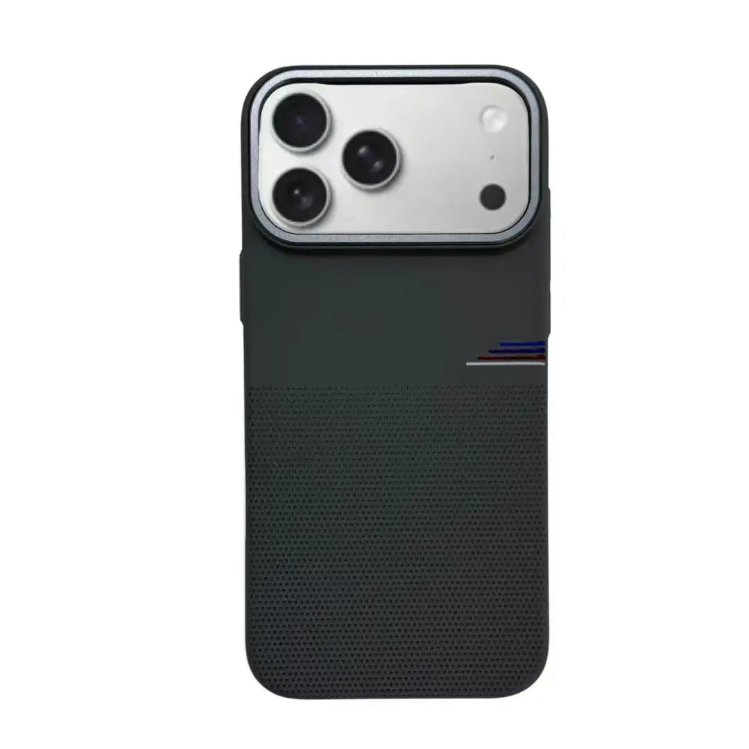 New arrival Magnetic Circle Dot Sandstone Phone Case For iPhone 17 Pro Max Air Wireless Charging Shockproof Protecti Cover