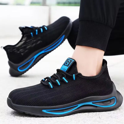 summer safety construction shoes breathable work shoes Indestructible Sneakers Unisex Men Safety Shoes For Work With Steel Toe
