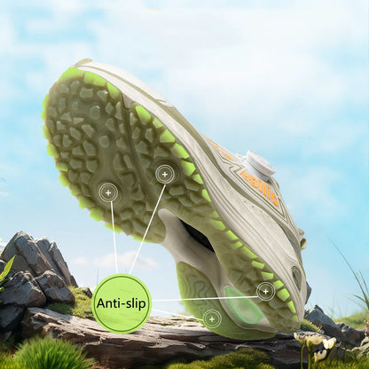 Outdoor Running Sneakers Men Elastic Trail Shoes Lightweight Breathable Women Sneakers Couple Casual Shoes