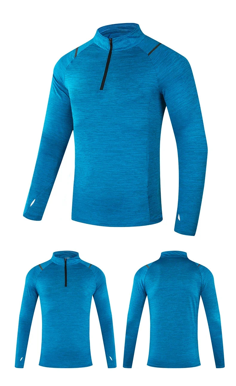 Autumn New Unisex Long Sleeve T-shirt Men Sweatshirt Fitness Shirt Tight Upperwear Anti-sweat Breathable Running Top ﻿