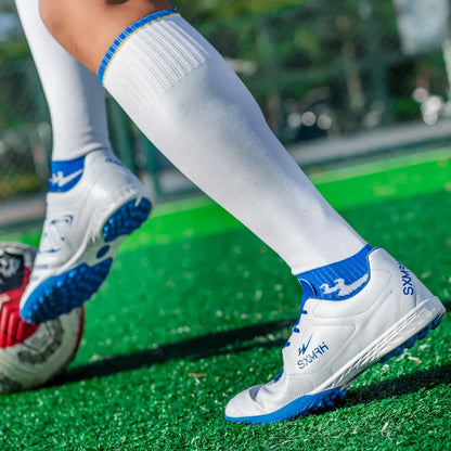 Double Star TF Turf Studs Football Shoes 33-45 Size Breathable Non-slip Outdoor Lawn Youth Professional Soccer Cleats