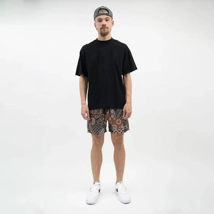 Summer Trend Motorcycle Shorts Mens Quick Dry Clothing Casual Short Pants Gym Fitness Sports Mesh Basketball Sweatpants