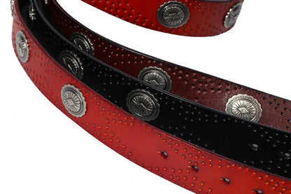 3.8CM Heavy Metal Rivet Men Real Genuine Leather Belt Men Smooth Buckle Stud Punk Jeans Belts For Jeans Strap Rock Cowboy