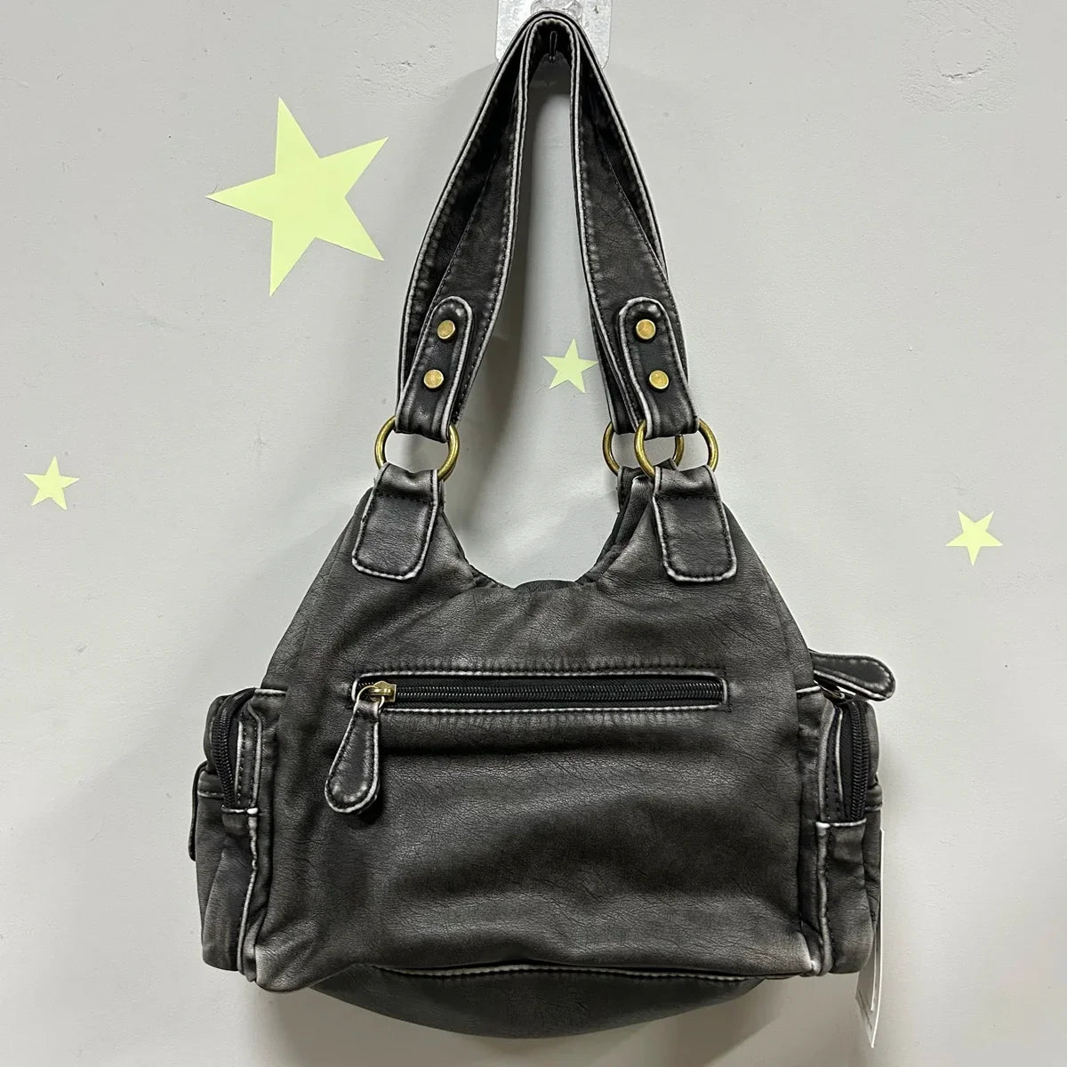 Women Handbags Soft Tote Bag Small Top-handle Fashion Satchel Multi-Pockets Leopard Shoulder Bag Hobos Phone Pack