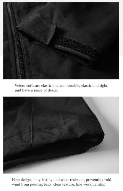 Men's Women's Waterproof Hiking Jacket Trekking Camping Mountaineering Windbreaker Unisex Outdoor Sport Windproof Rain Coat