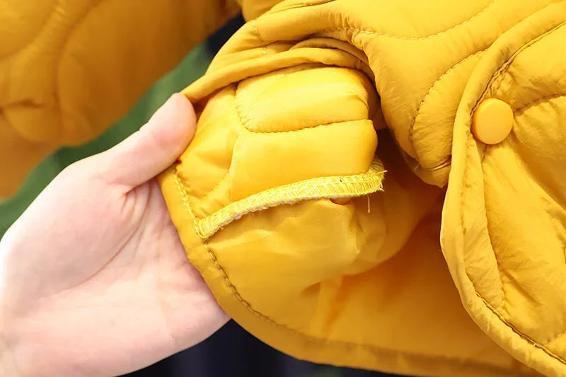 New Winter Baby Clothes Set Children Boys Thick Cotton Jacket Pants 2Pcs/Sets Infant Girls Clothing Toddler Coat Kids Tracksuits
