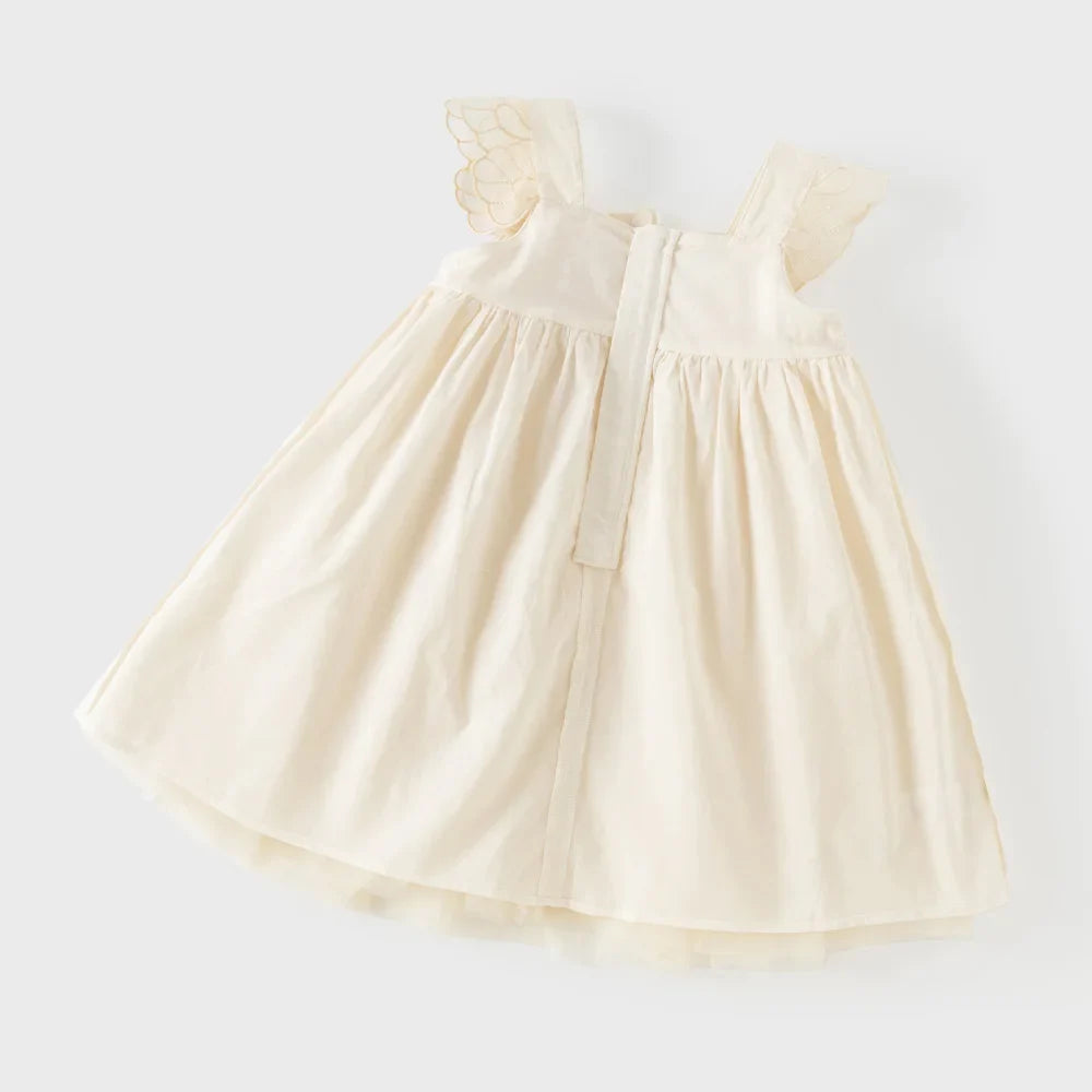 Dave Bella Girls Mesh Party Princess Dress Children Embroidery Sleeveless Ball Gown Dress Sweet Wedding Birthday DB2261852