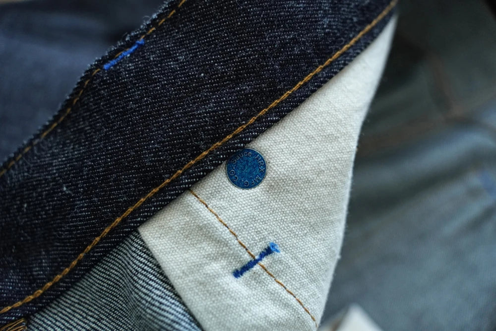 SZ6601-10OZ Men Jeans Selvedge Sanforized Denim Jeans Summer Indigo Jeans for Man Regular Fit Straight Leg 10 Oz