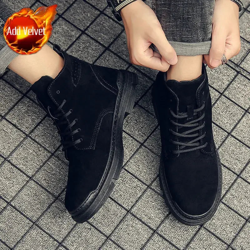 New Casual Trendy 2025 Male Shoes Comfortable Designer Original Deals Low Price Non Slip Footwear Cheap Fashion Y2k Men's Boots