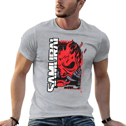 samurai rock band T-Shirt oversizeds rapper graphic tees graphic tee shirt man clothes mens graphic t-shirts hip hop