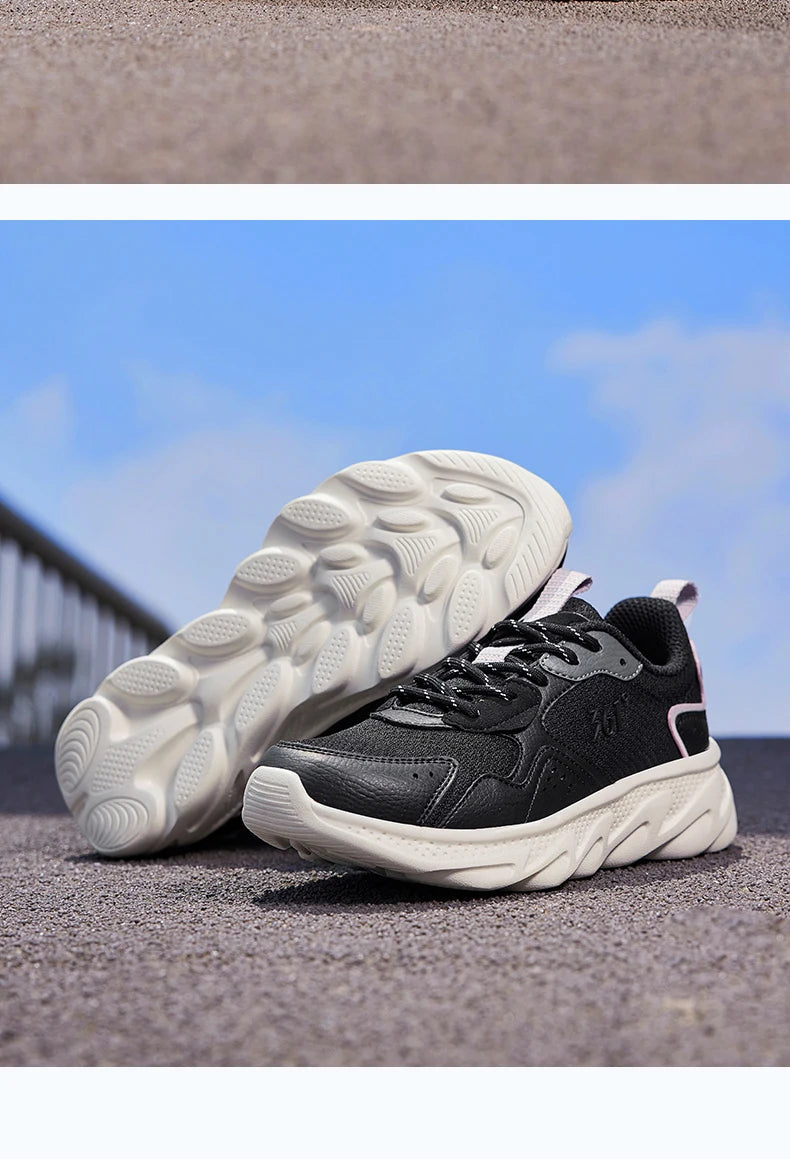 Women Running Sport Shoes Lightweight Non-Slip Shock-absorption Breathable Mesh Girl Sneaker Female 682232212