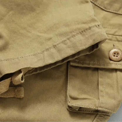 Multi-Pocket Work Pants Men Midweight Field Training Trousers Autumn 1/2Pcs Casual Cargo Pants Outdoor Tactical Hiking Trousers