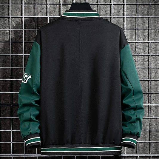 10XL Plus Size Baseball Jacket Men Fashion Casual Patchwork Jacket Coat Male Varsity Jacket Coat Big Size 10XL