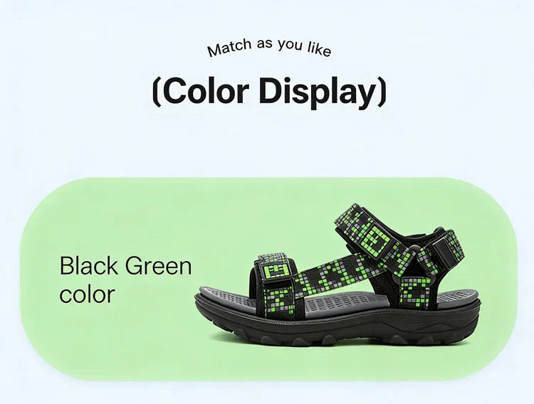 Kids Outdoor Non-Slip Sandals Boys Summer Fashion Beach Shoes Children Breathable Casual Walking Sandials