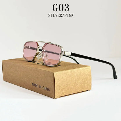 2025 Steampunk Sunglass Men Vintage Luxury Retro Punk Sunglasses Women Trendy Fashion Glasses Gafas De Sol Hombre Zonnebril Sun