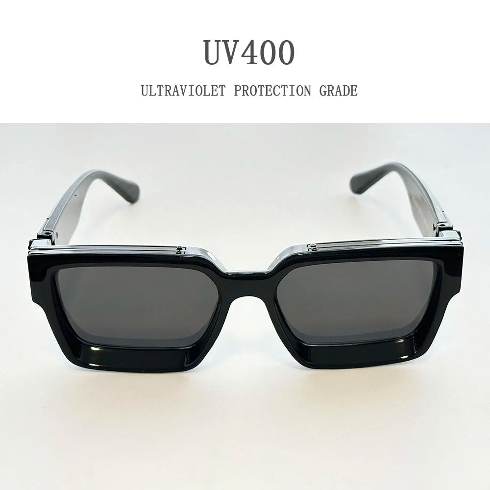 2026 Retro Square Sunglass Men Vintage Millionaire Sunglasses Women Trendy Vacation Luxury Fashion Glasses Gafas De Sol Hombre
