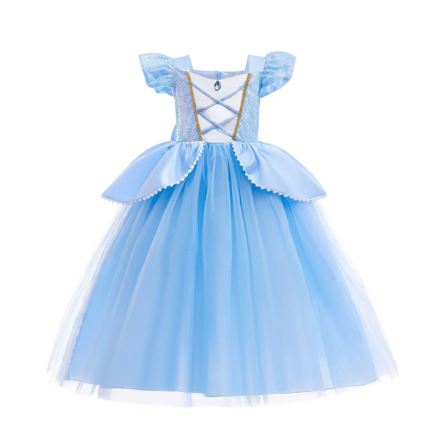 Kids Princess Costume Children Elsa Anna Halloween Dress Girl Cinderella Snow White Dress Rapunzel Mermaid Pageant Disguise