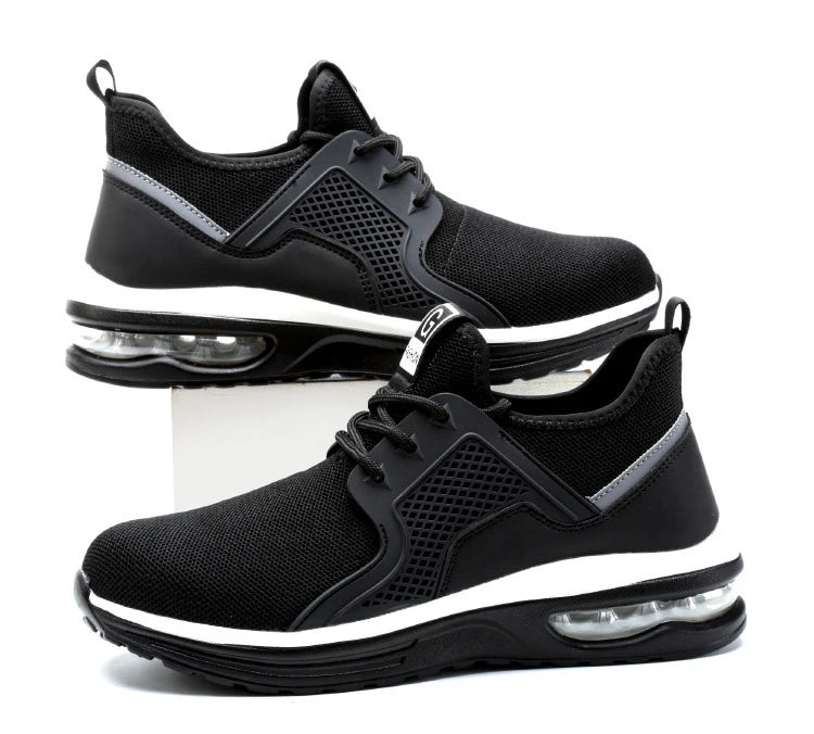 Steel Toe Safety Shoes Men Puncture Resistant Men's Work Shoes Lightweight Men Shoes Safety Bootss Men's Sports Shoes