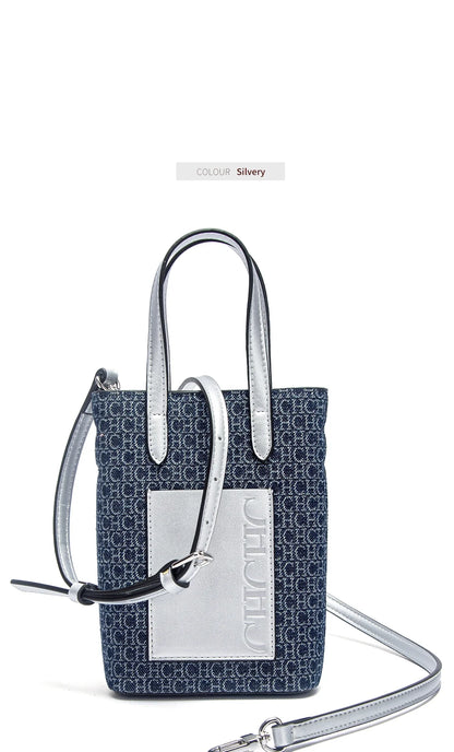 Casual Simple Handbag Mobile Phone Bag Autumn New Collection Women's Cowboy Shoulder Bag