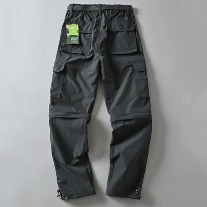 New Hiking Pants Outdoor Casual Cargo Pants Men Spring Summer Trousers/Shorts Outdoor Sport Trekking Camping Fishing Pants M-4XL