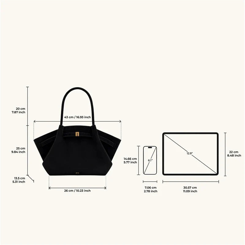 Women's High Quality Vintage Dumpling Bag Black Faux Suede, Vegan Leather Crossbody Shoulder Tote Handbag for Everyday
