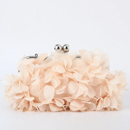 Flower Dinner Purse Designer Floral Chain Crossbody Bride Handbag Clutches Woman Petal Evening Party Clutch Wedding Dress Bag