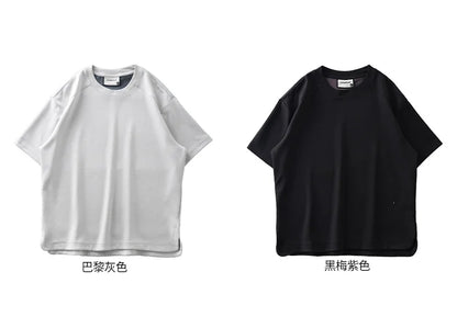 Modal Fabric T Shirts for Men 2025 Summer New Coolness Quick-Drying Shorts-Sleeve Tops Oversized Men's Clothing