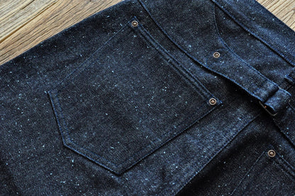Men Jeans Sanforized Selvedge Raw Denim Denim Jeans for Men Linum Silver Button Cotton Wide Leg Loos Fit