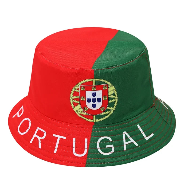 2026 Countries National Flag Bucket Hat Men Women Football Fan Party Football Cup Reversible Sun Hat Soccer Fans Fisherman Hat