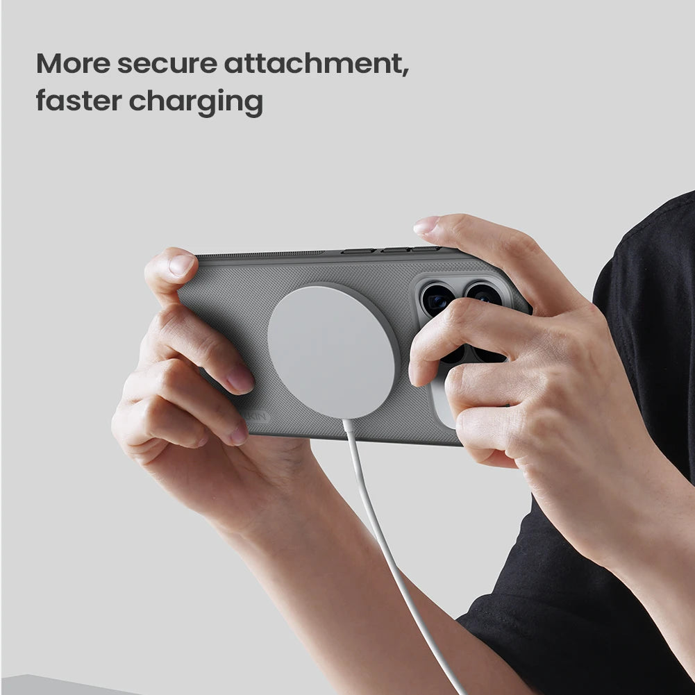 جراب حماية Nillkin Magnetic Super Frosted Shield Pro Magsafe كامل لهاتف Xiaomi Poco F8 Ultra
