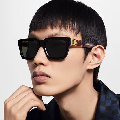 Blue Square Sunglass Men Luxury 2026 Sunglasses Women Trendy Woman Vintage Designer Fashion Glasses Gafas De Sol Hombre Lunette