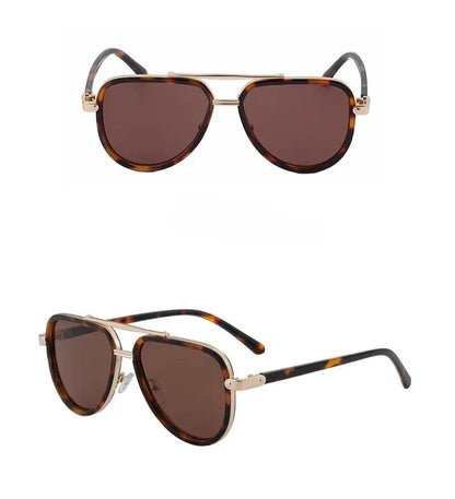 2026 New Fashion Toad Sunglasses Men Retro Trend Sun Glass Male Double Beams Shades Classic Goggle UV400 Gafas De Sol Hombre