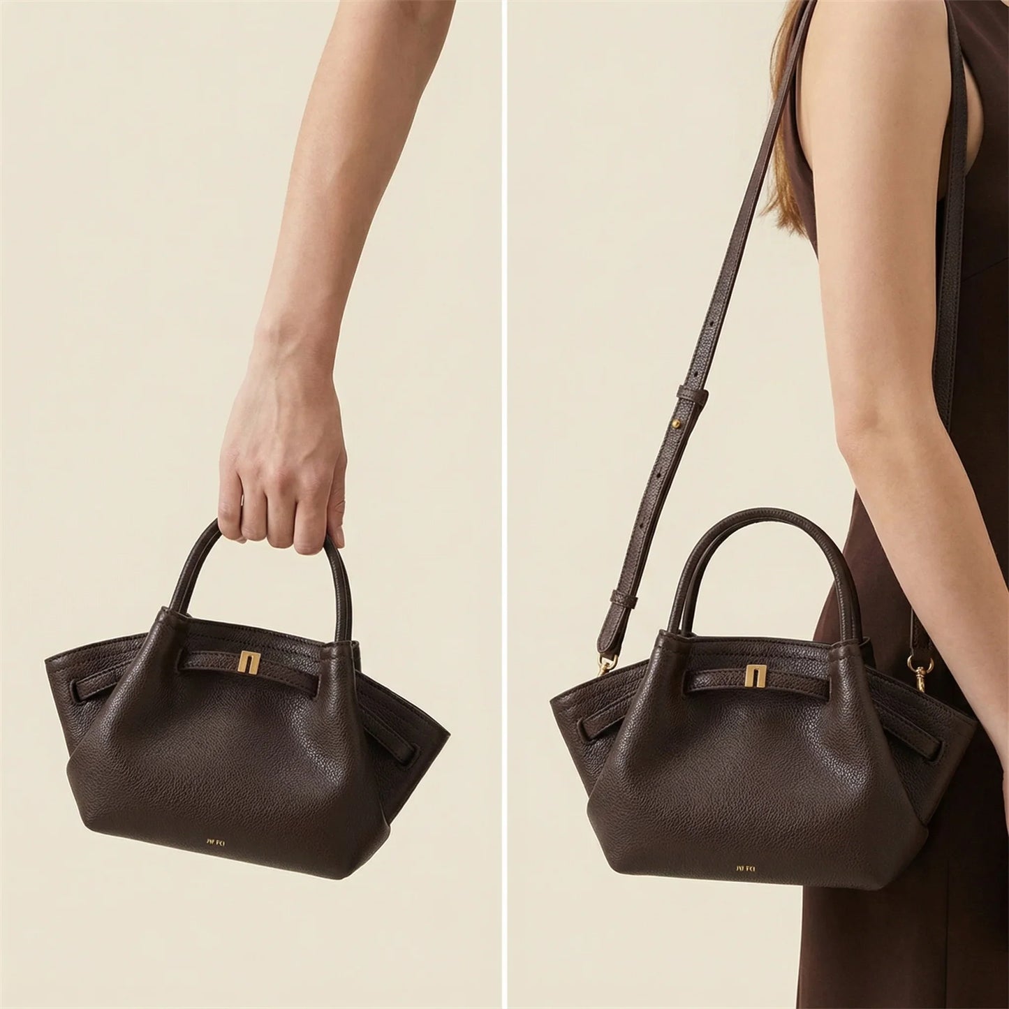 Women's Dumpling Bag Large Capacity Tote Handbag, Trendy Shoulder Bag Light Luxury Soft Leather Casual Daily Crossbody