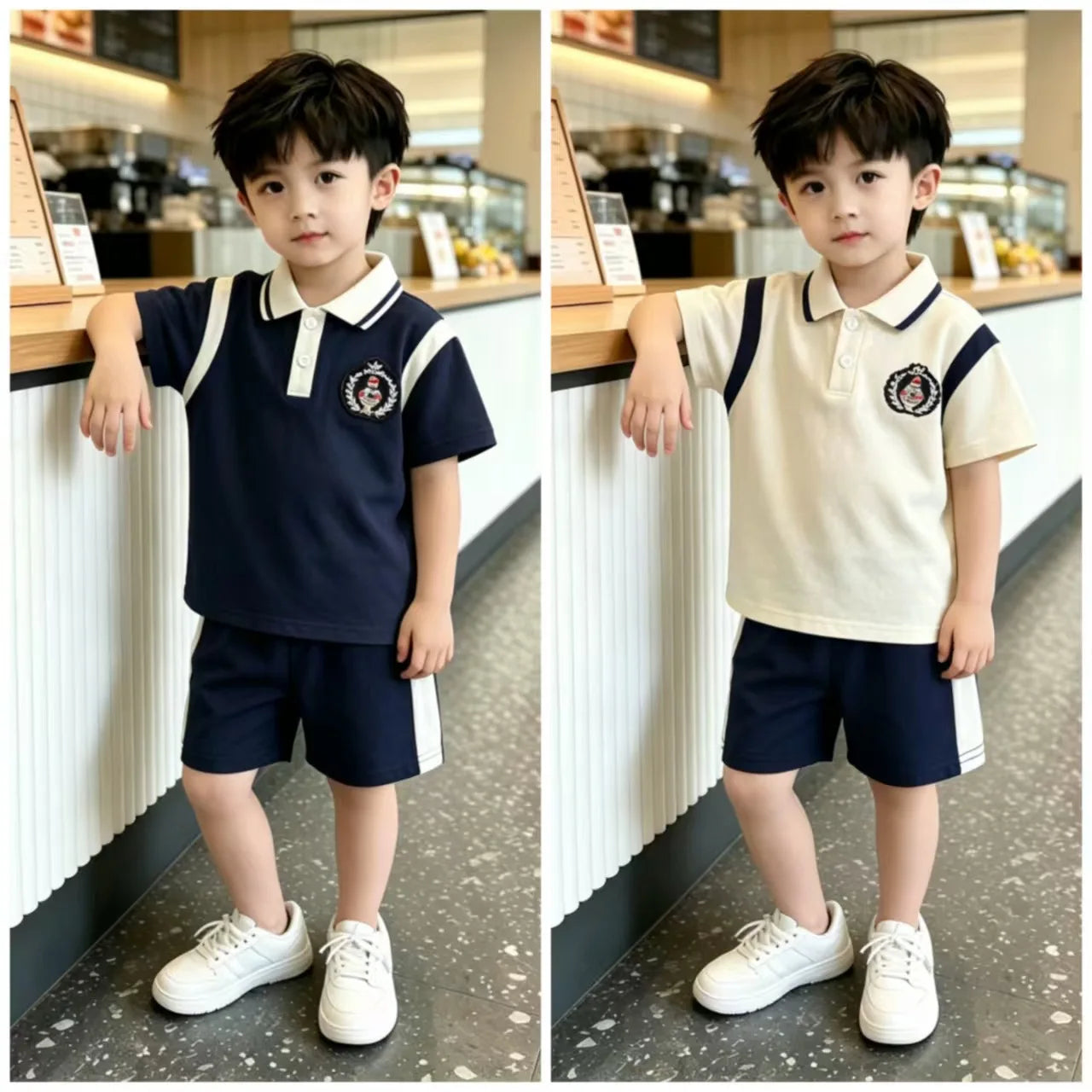 0-5Years New Baby Boys Clothes Sets Infant Kids Embroidery Labeling T Shirt Shorts 2pcs/sets Children Clothing Tracksuits Set