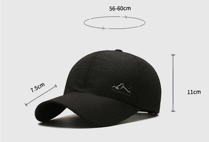 Unisex Simple Cross Water Drop Embroidery Baseball Caps Spring and Autumn Outdoor Adjustable Casual Hat Sunscreen Hat