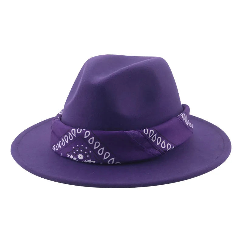 Hats for Women Fedoras Felted Hat Men Women Band Western Cowboy Jazz Caps Dancer Outdoor Women Fedora Hat шляпа женская шляпа