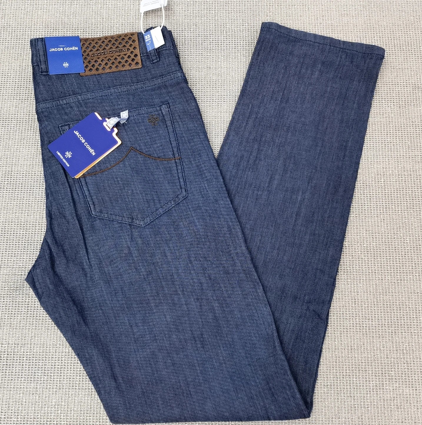Jeans Thin Cotton Men 2026 Spring Summer new fashion straight breathable outdoors comfort Zipper Big size 30-40 Pants